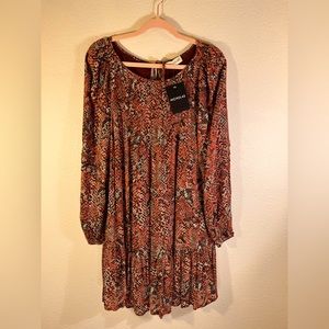 NICHOLAS Devan Gathered Snake Print Crepe Mini Dress - Size 6 - NWT